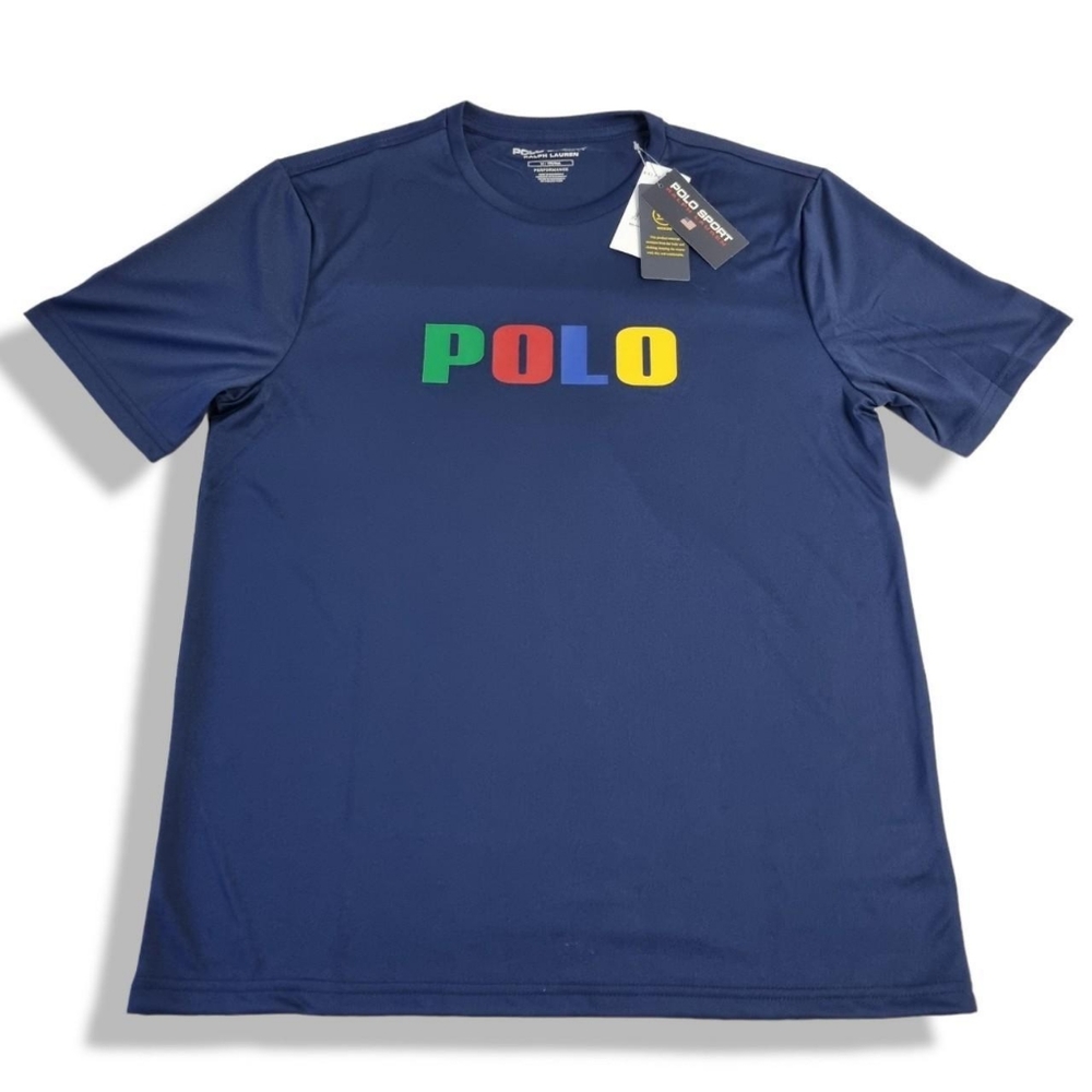Ralph Lauren Polo Sport T Shirt Navy Blue New With Tags Mens Size Medium. - Picture 1 of 4